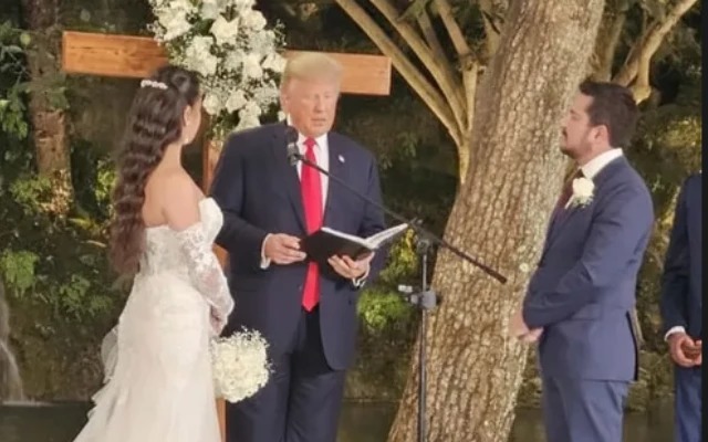 Imagem - Montagem com Trump em casamento de Paulo Figueiredo gera repercussão nas redes sociais