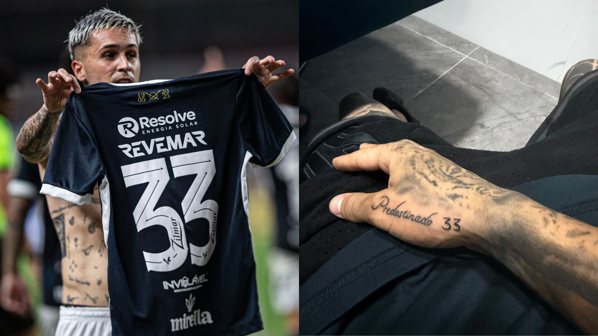 Hernández veste a camisa 33 do Leão - 