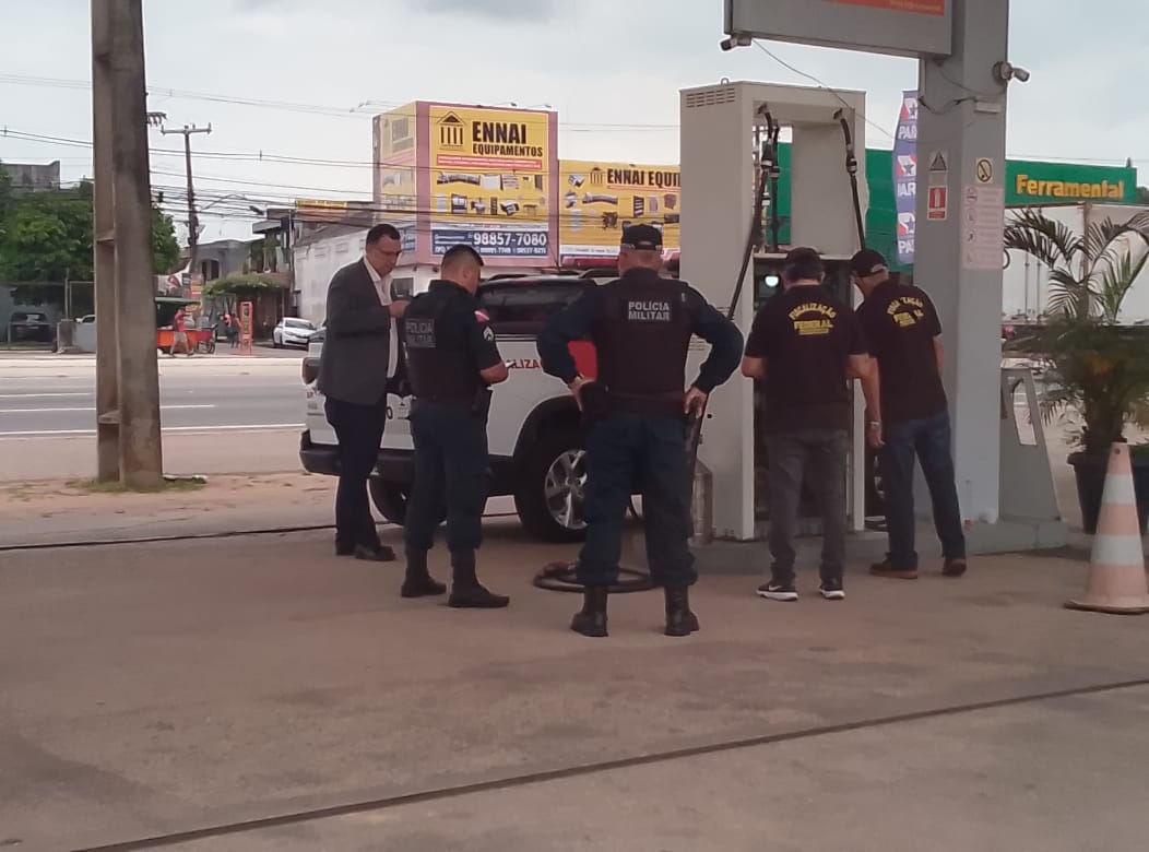 Operação em posto de combustível de Ananindeua -