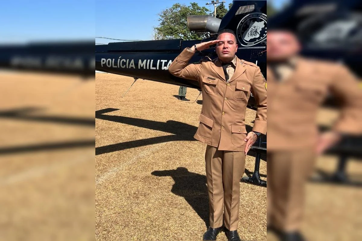 Sargento da Polícia Militar de Goiás, Hebert Póvoa, preso na última nesta sexta-feira (28), por liderar um grupo de agiotagem, extorsão e tortura.