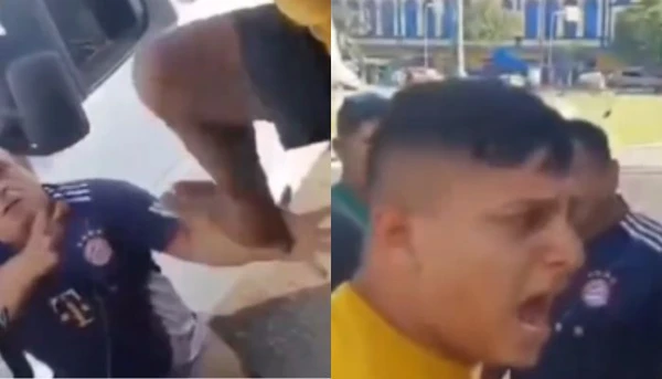 Motoristas de van protagonizam briga inusitada na Praça do Relógio, em Belém