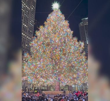 Imagem - Famosa Árvore de Natal é iluminada e inaugura temporada festiva em Nova York