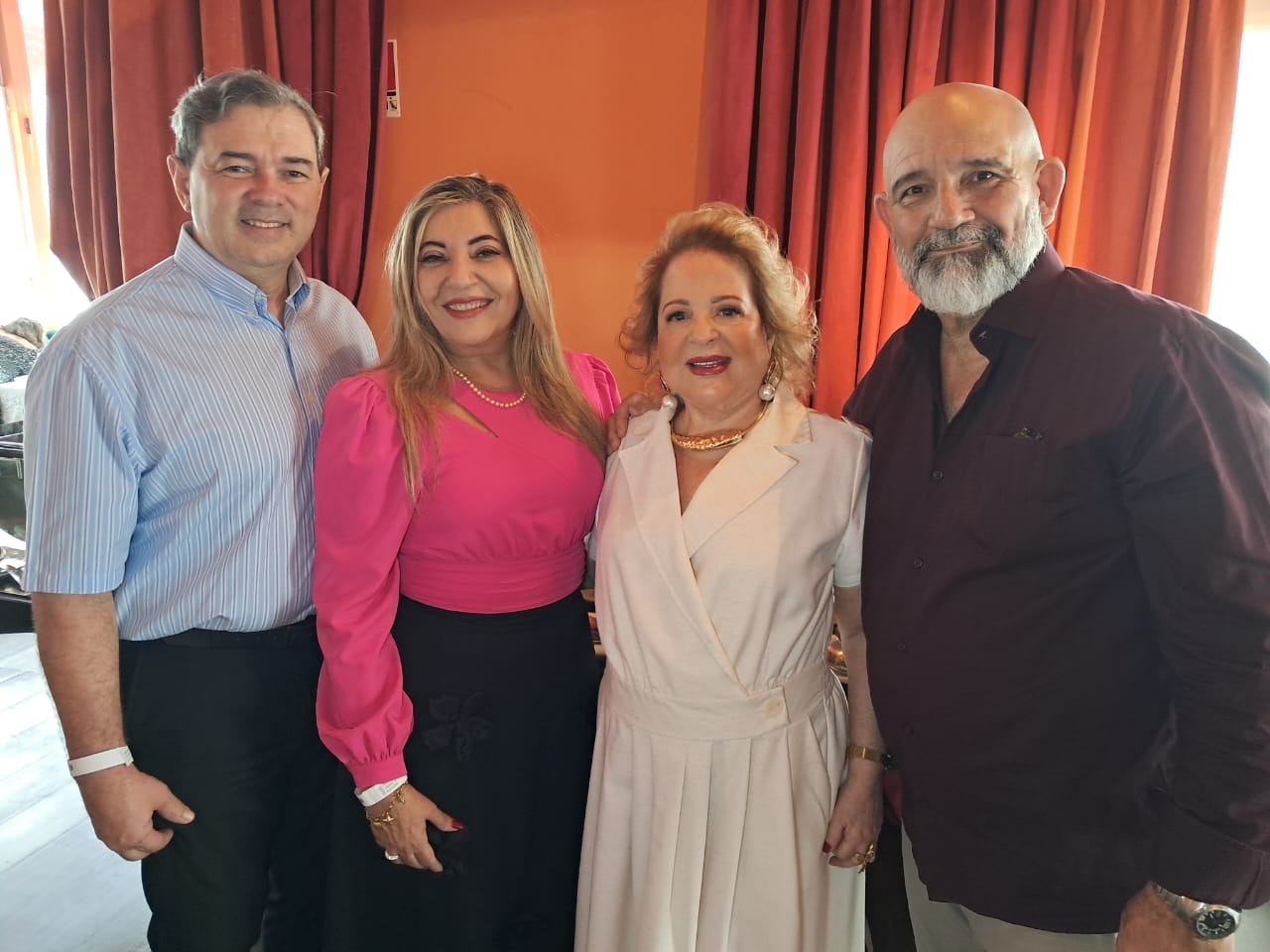 Felix Rocha, Maria Cândida Costa, Gal Fernandes e o maridão Carlos