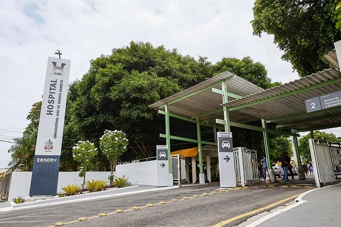 Hospital Universitário Barros Barreto, em Belém.