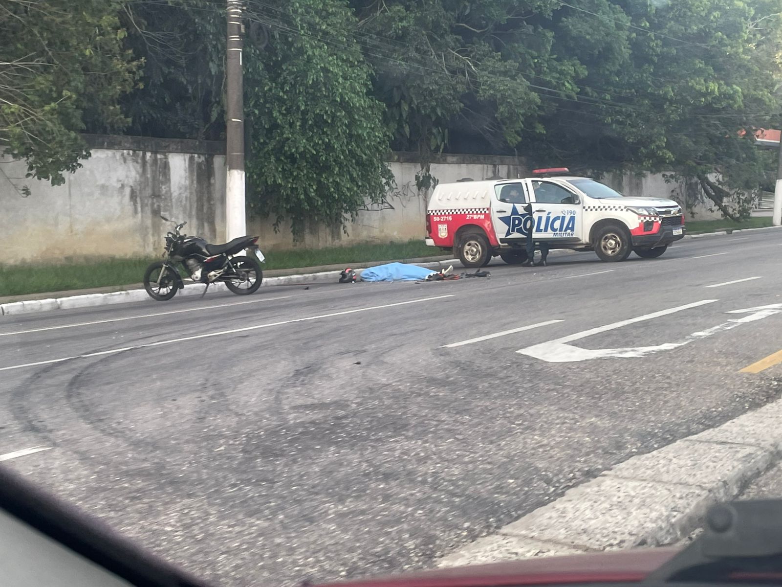 Motociclista morre após acidente na Pedro Álvares Cabral
