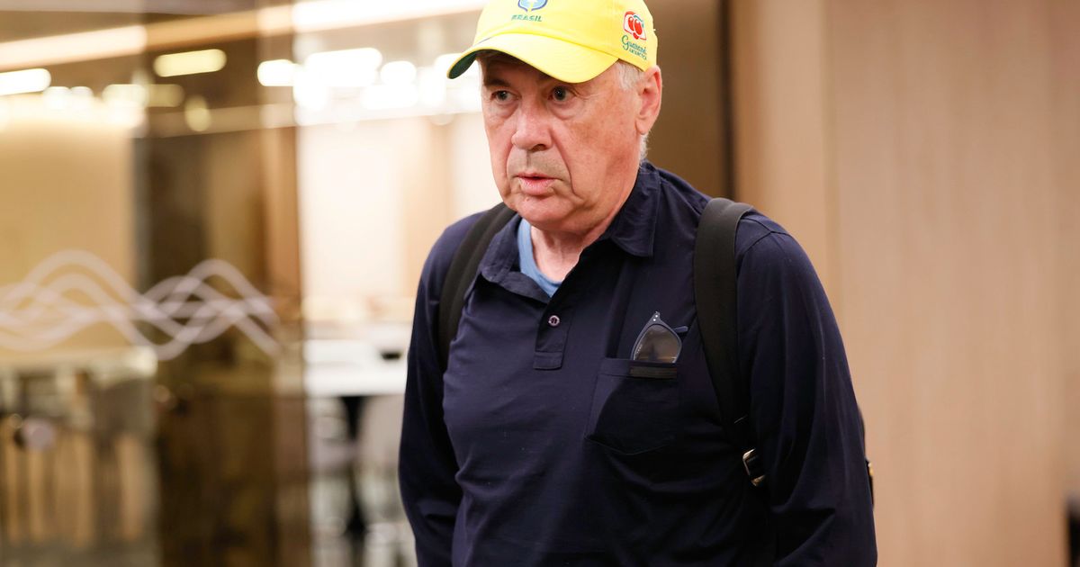 Carlo Ancelotti, técnico da seleção brasileira -