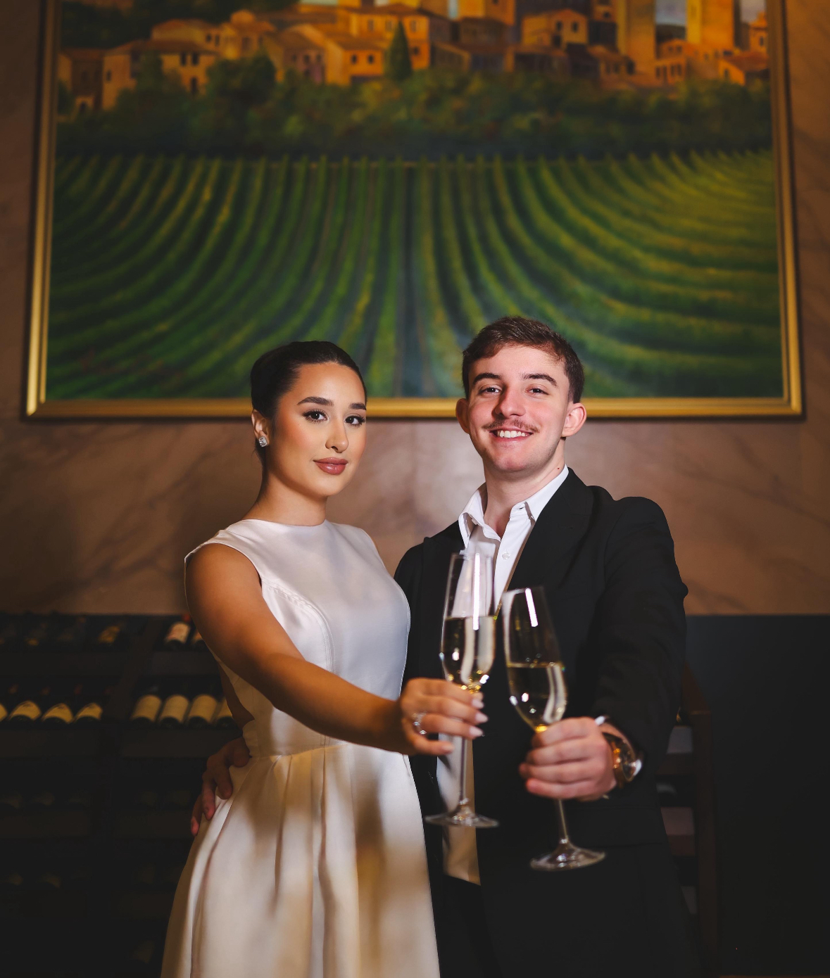 Inêz Almeida e Bruno Bernardino oficializaram o noivado