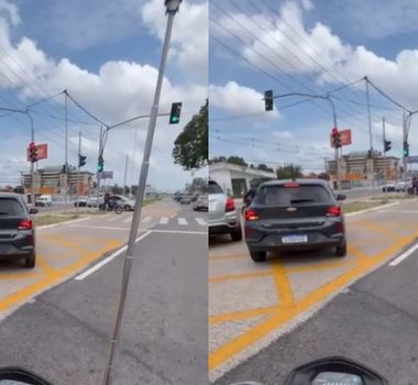 Imagem - Na BR-316, motoristas ignoram sinalização e complicam trânsito na pista do BRT