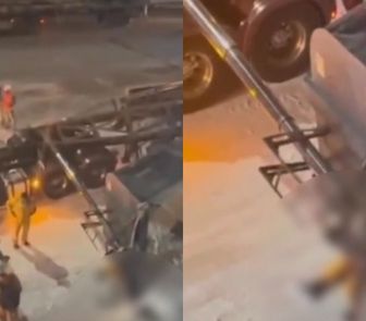 Imagem - Trabalhador morre após ser esmagado por carreta que tombou no Porto de Vila do Conde