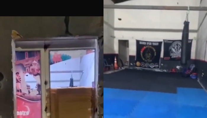 (Academia de artes marciais é alvo de vandalismo no bairro do Curió, em Belém)
