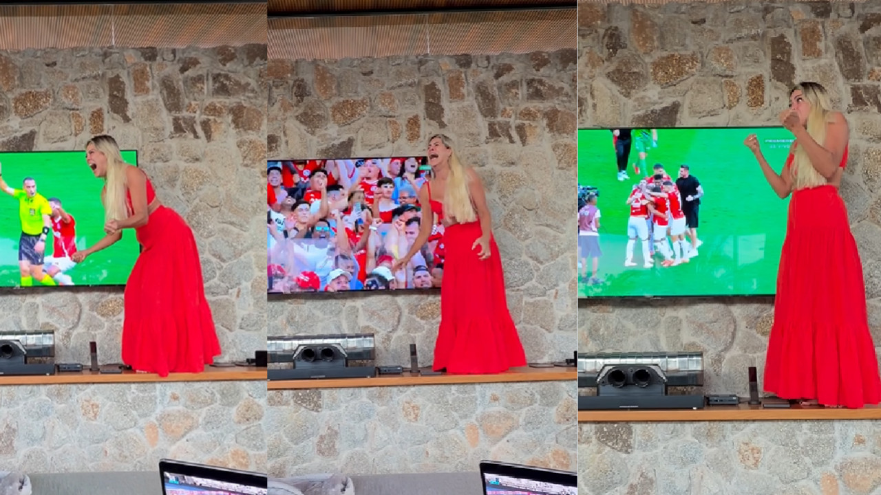 Renata Fan em vídeo compartilhado nas redes sociais -