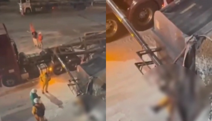 (Trabalhador morre após ser esmagado por carreta que tombou no Porto de Vila do Conde)