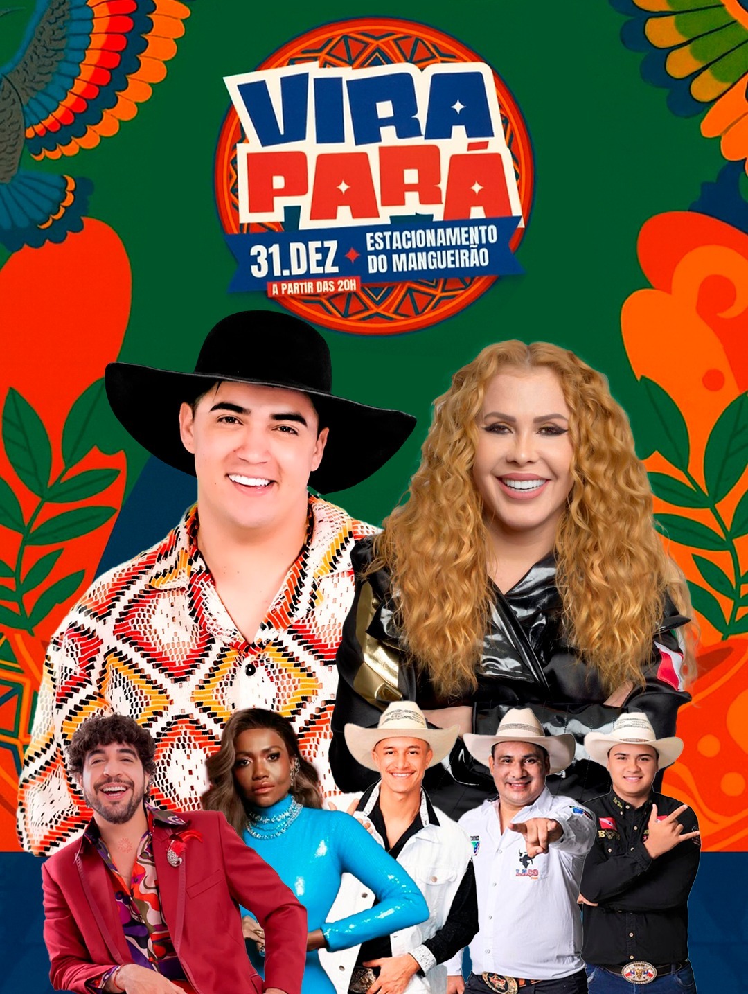  Vira Pará, evento promete ser o maior Réveillon já visto na capital paraense.