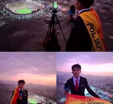 Imagem - Peruano que narrou final da Libertadores em uma montanha terá trabalho na TV