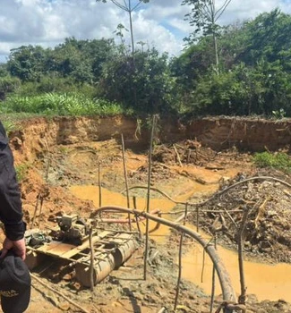 Imagem - PF desmonta estruturas ilegais de garimpo durante operação em Altamira, no sudoeste do Pará