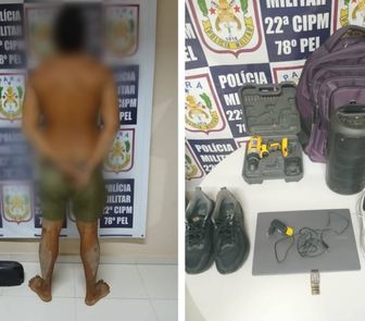 Imagem - Homem é preso com mochila cheia de objetos furtados de residência no Marajó