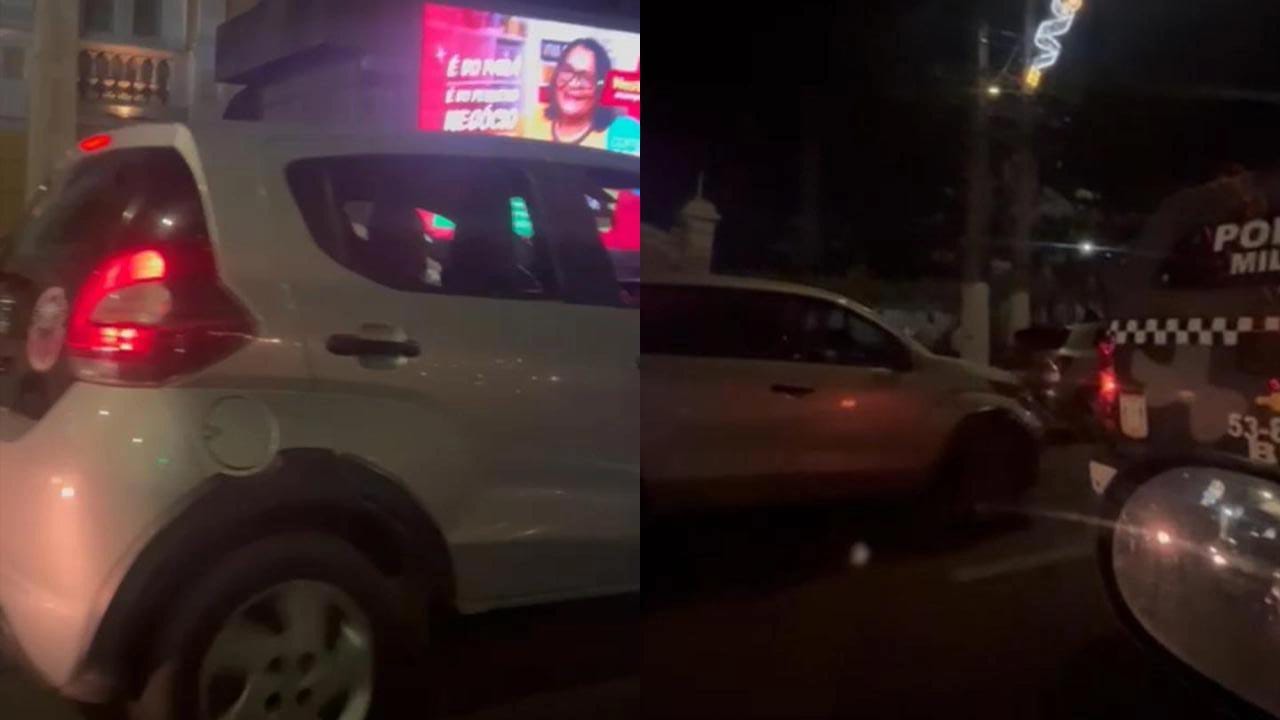 Imagem - Colisão deixa o trânsito lento na Avenida Nazaré, em Belém