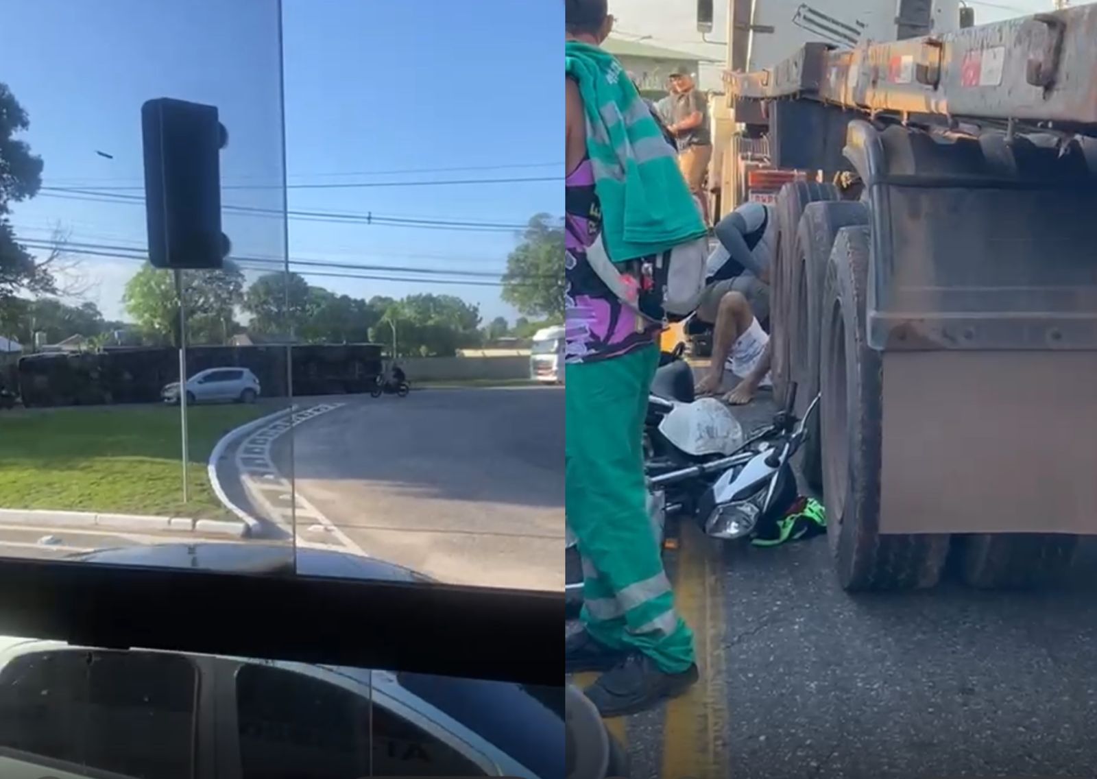 Dois acidentes são registrados na Avenida Artur Bernardes em Belém