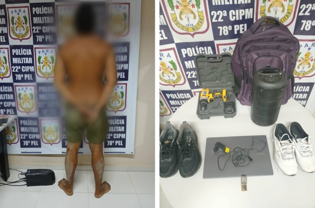 Homem acusado de furtar uma residência durante a madrugada, no Marajó.