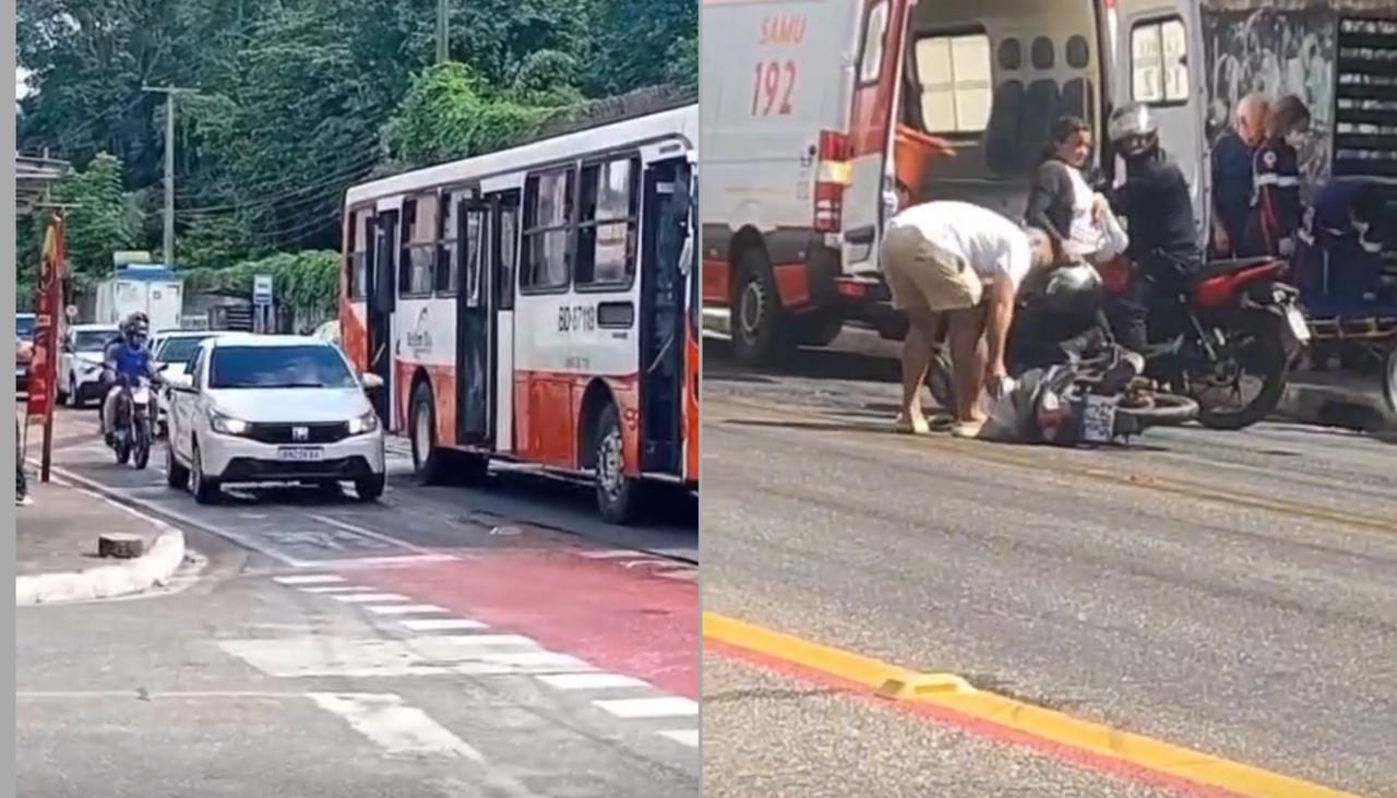 As ocorrências foram no trecho próximo ao Centro de Instruções Almirante Brás de Aguiar (CIABA), no bairro da Pratinha. 