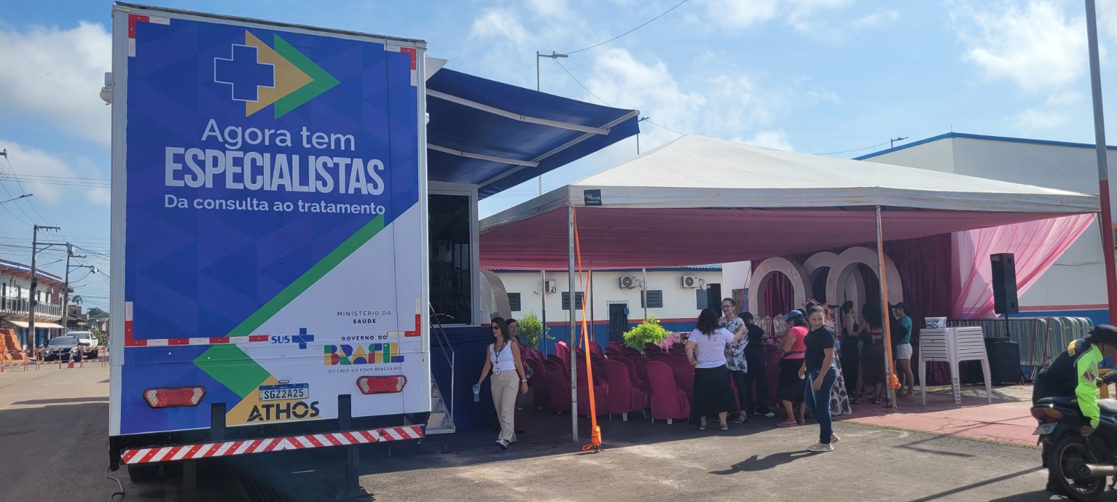 Ministério da Saúde lança carreta de saúde da mulher em Santa Izabel