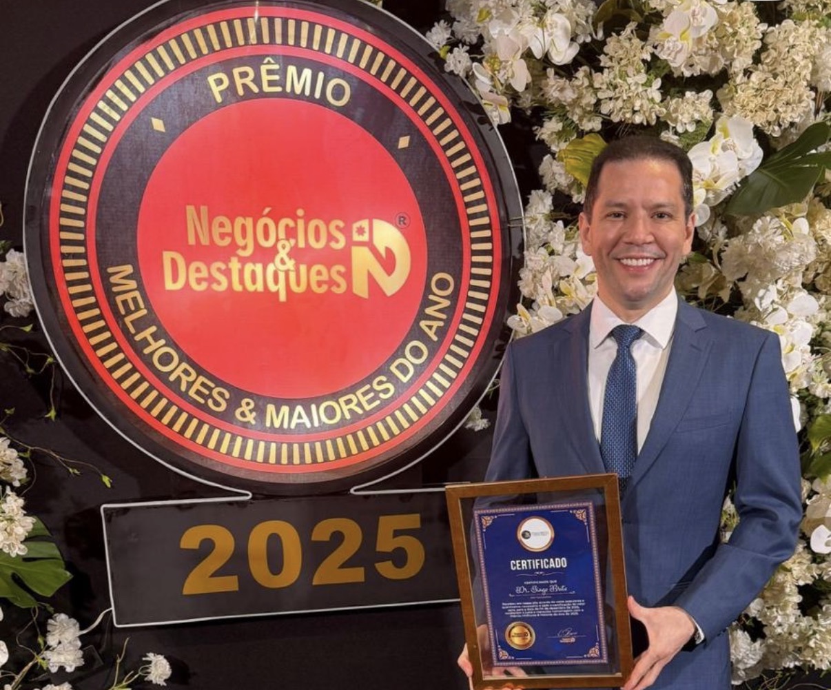 O criminalista Tiago Brito, um dos homenageados com o prêmio Melhores & Maiores, Negócios em Destaque 2025