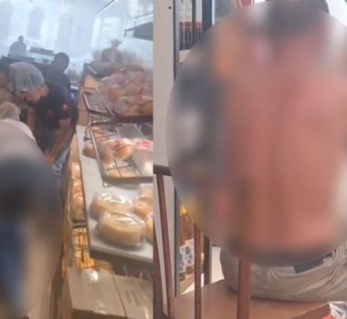 Imagem - Churrasqueira elétrica pega fogo e deixa dois feridos em supermercado na Avenida Nazaré