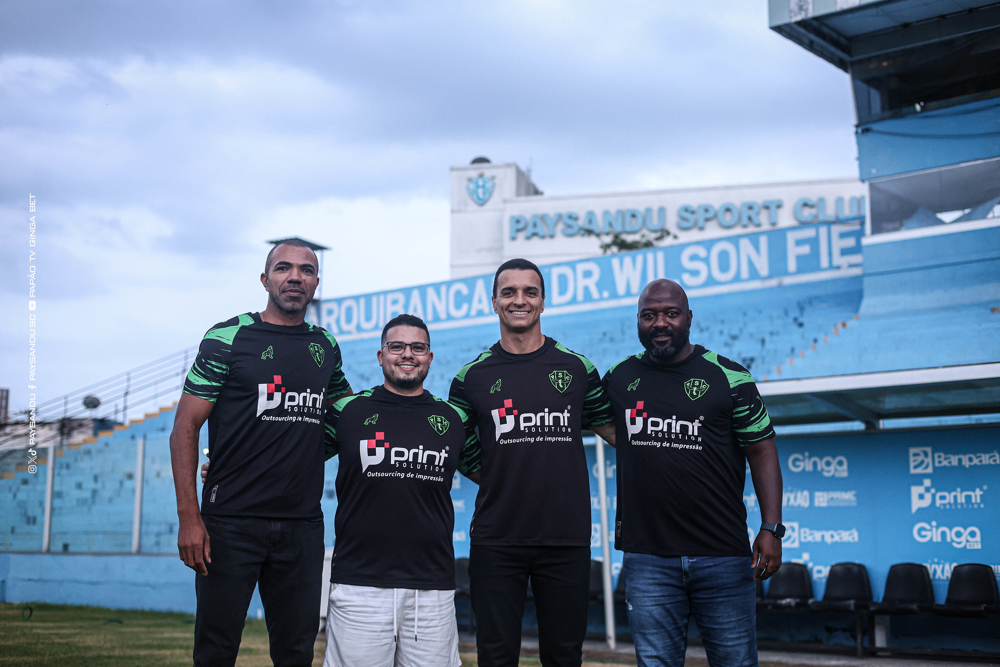 Integrantes da comissão técnica bicolor -