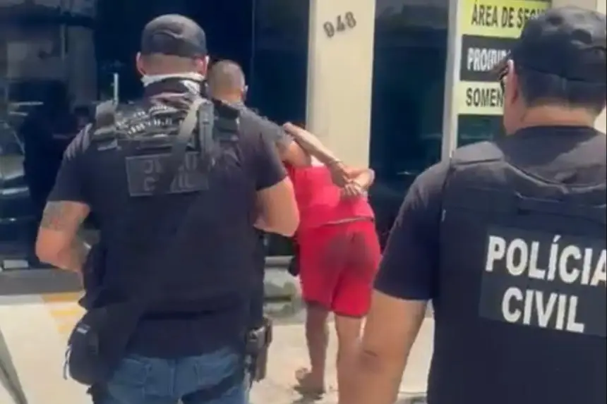 Investigado foi levado à delegacia -