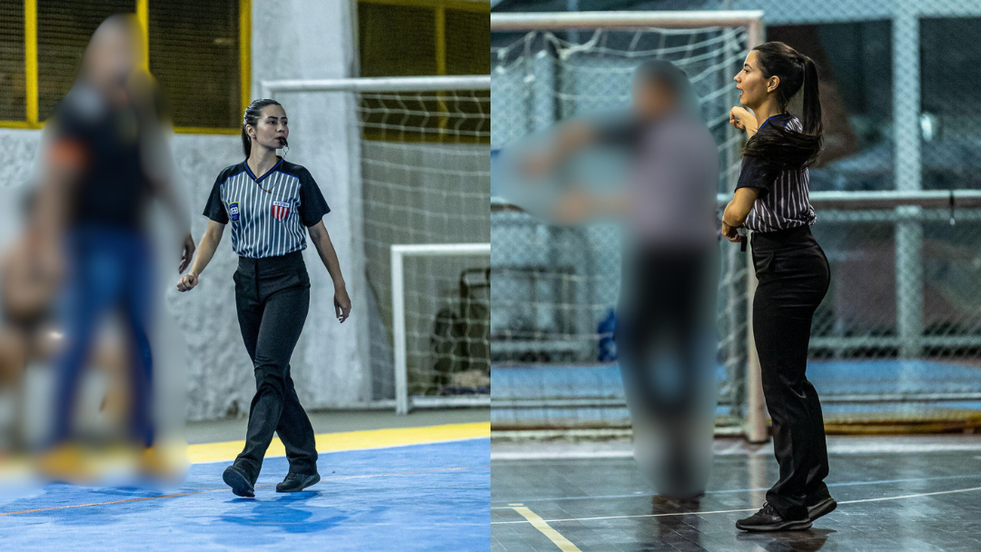 Árbitra de Belém atuou no CBI em Foz do Iguaçu e celebra conquista que abre caminhos para outras mulheres no esporte