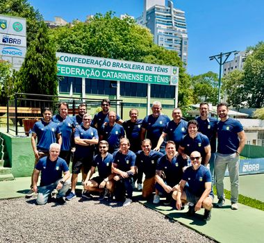 Imagem - Celestino Rocha participou da confraternização da Confederação Brasileira de Tênis