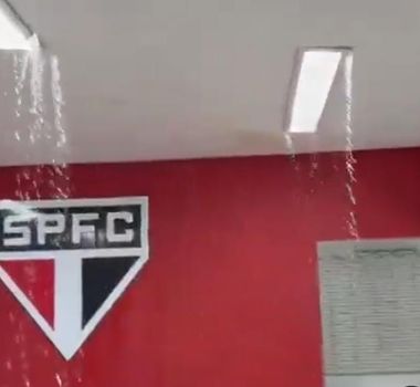 Imagem - Crise no São Paulo: chuva provoca vazamento de água em instalações do Morumbi