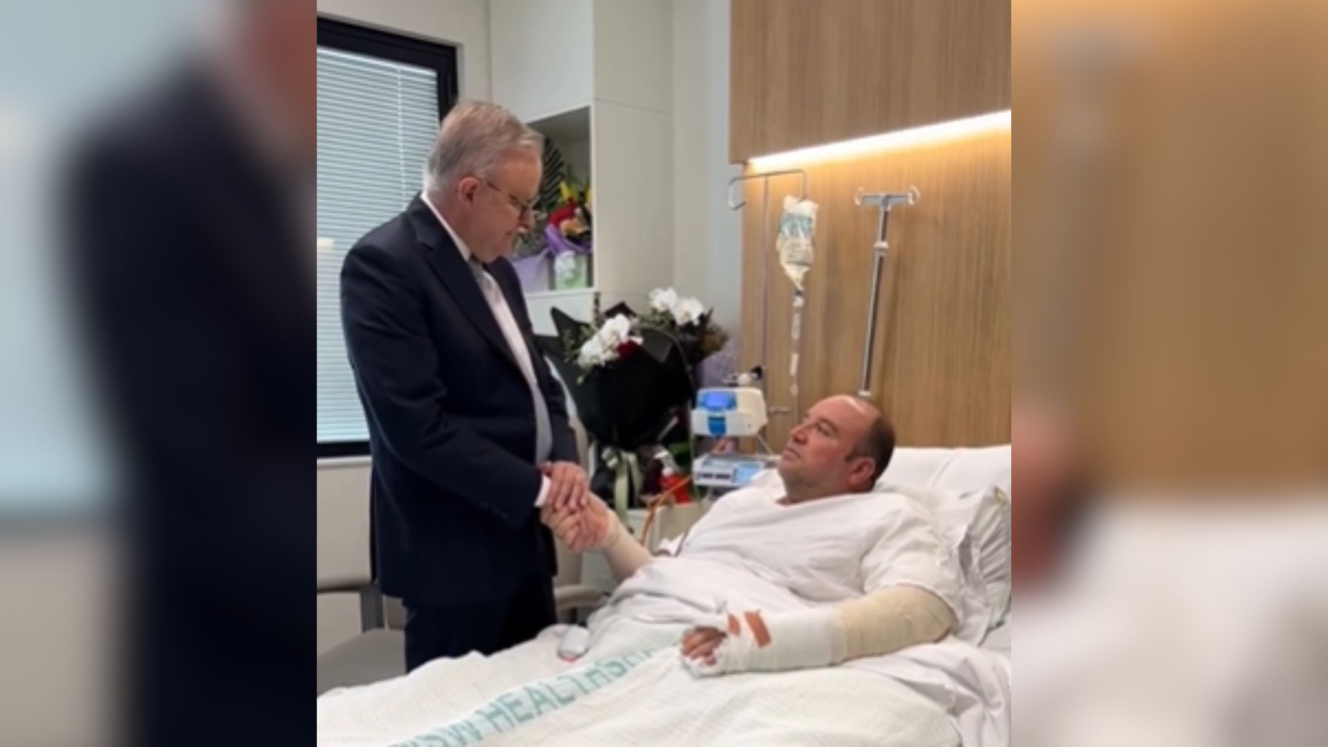 'Um ato de bravura’, diz premiê ao visitar homem que reagiu a ataque em Sydney