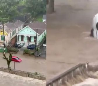 Imagem - Chuvas fortes provocam alagamentos e alerta máximo em Petrópolis