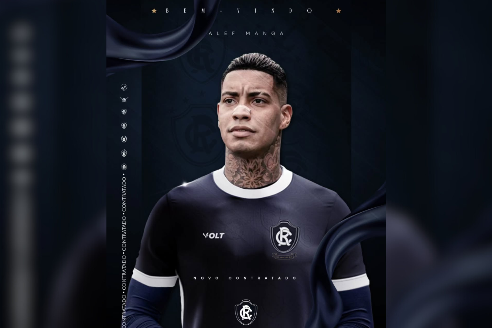 Imagem - Remo oficializa contratação do atacante Alef Manga