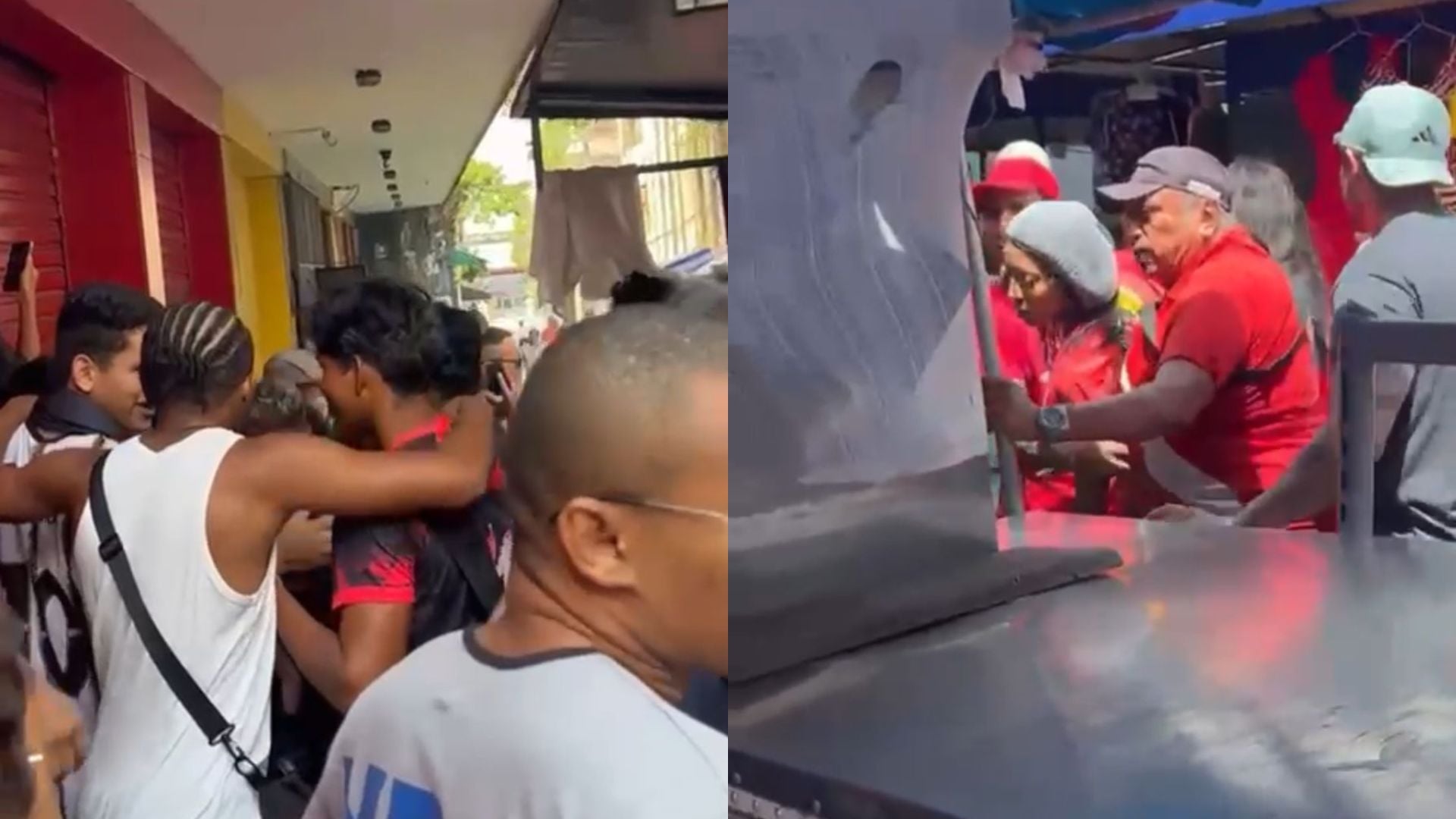 Idoso é espancado no comércio de Belém após confusão generalizada.