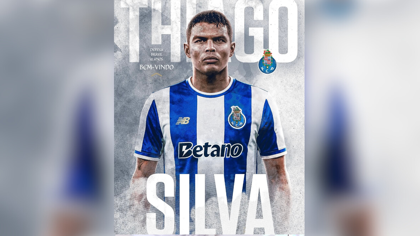 Aos 41 anos, Thiago Silva volta ao Porto e reforça a defesa dos Dragões

