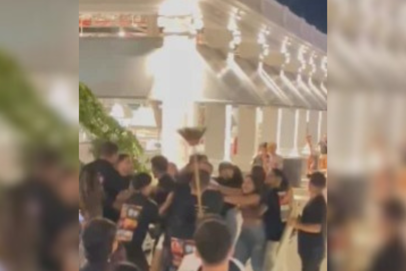 Briga generalizada no Mercado de São Brás -