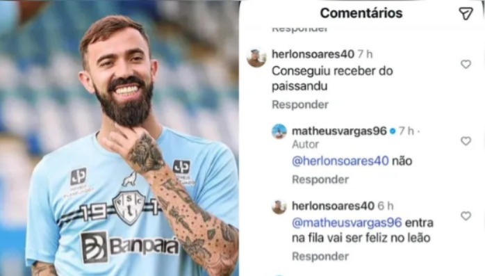 Vargas se manifestou nas redes sociais - 