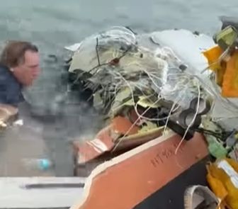 Imagem - Aeronave da Marinha do México cai no Texas durante missão humanitária