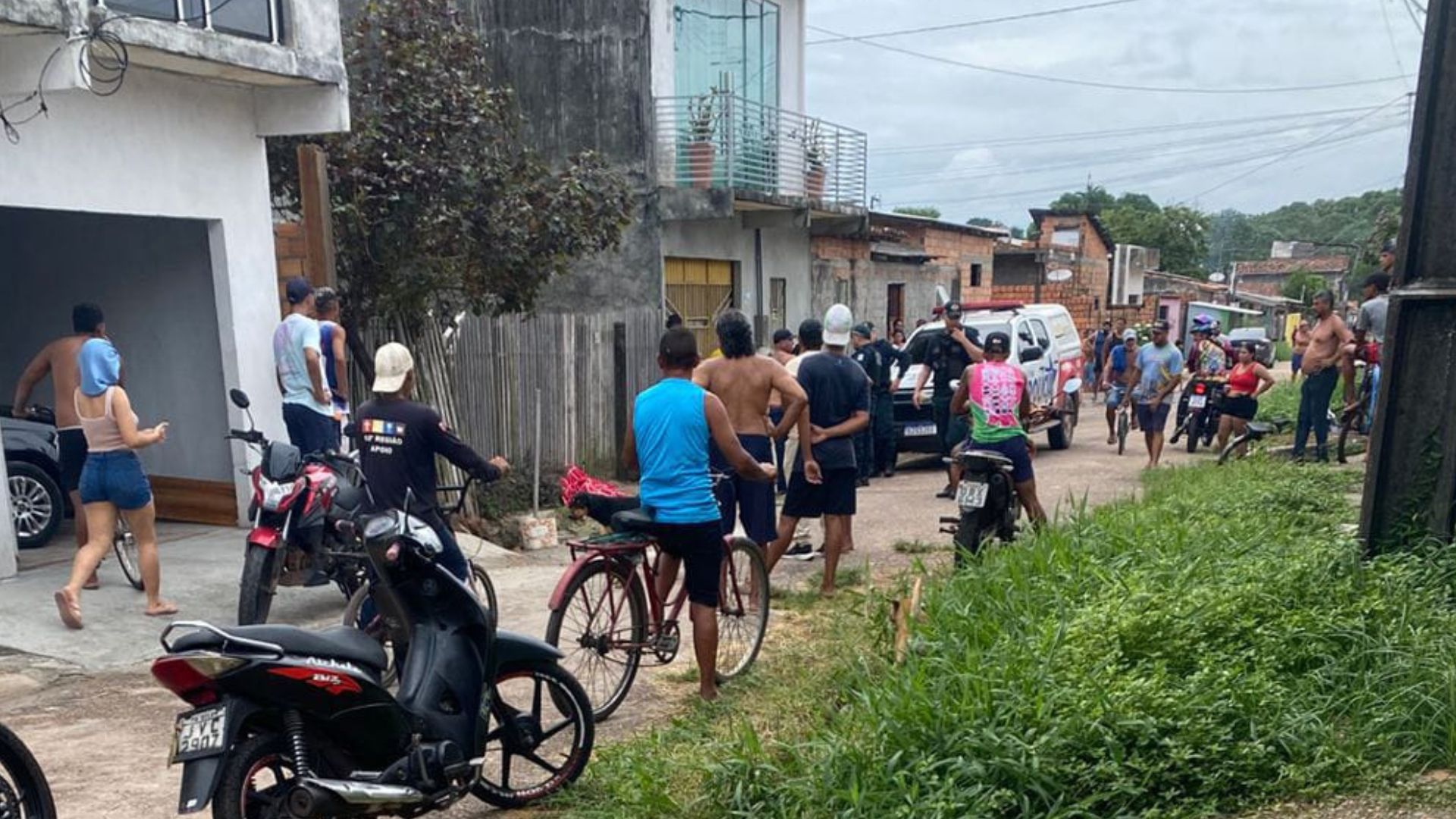 (Registro feito da vítima após o crime.)