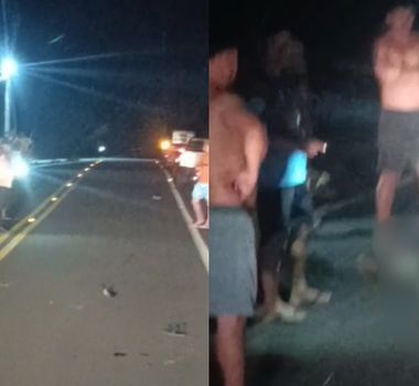 Imagem - Acidente envolvendo moto, carro e bicicleta deixa homem ferido em Bragança