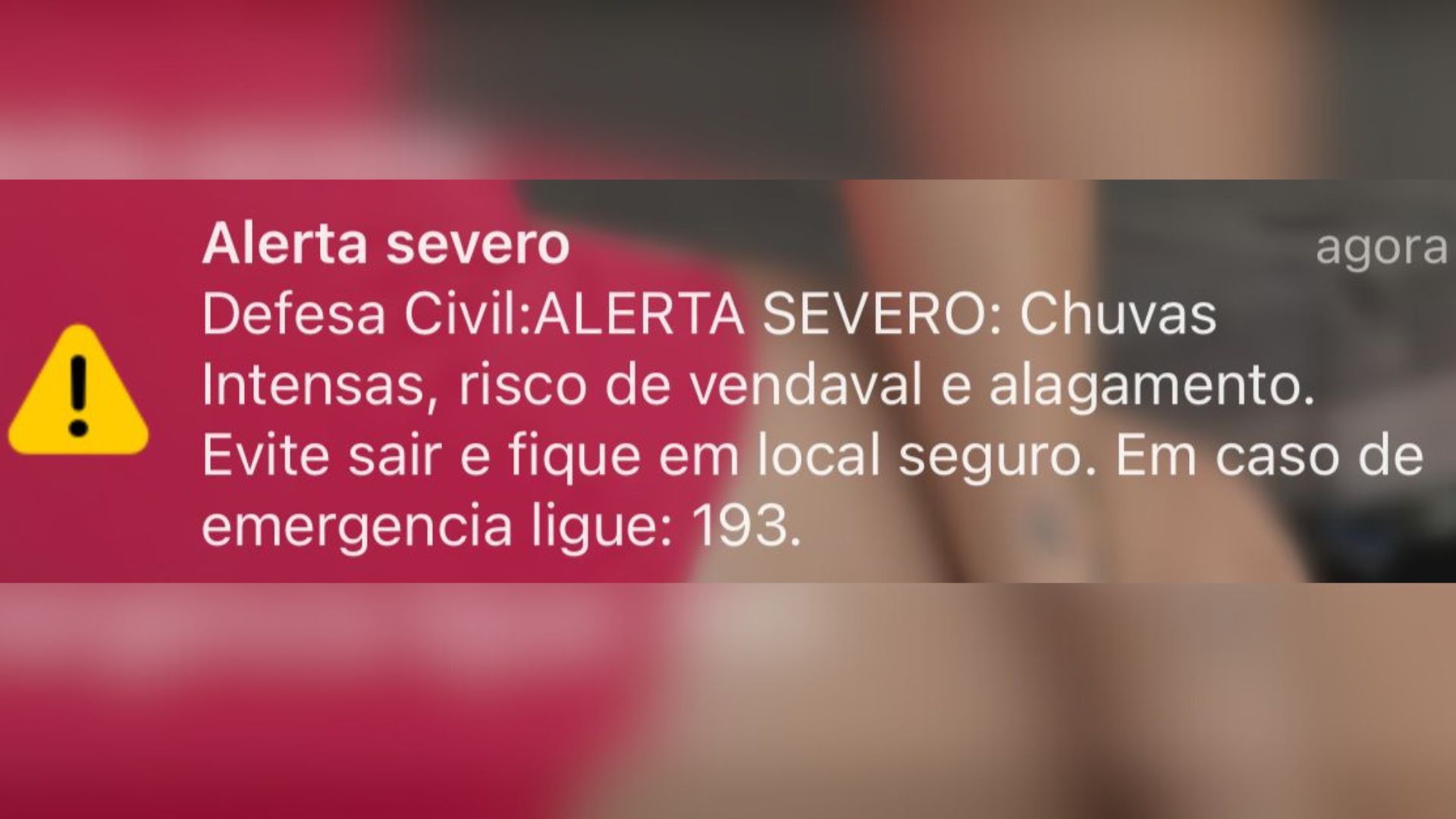 Defesa Civil emite alerta severo de chuvas em Belém.