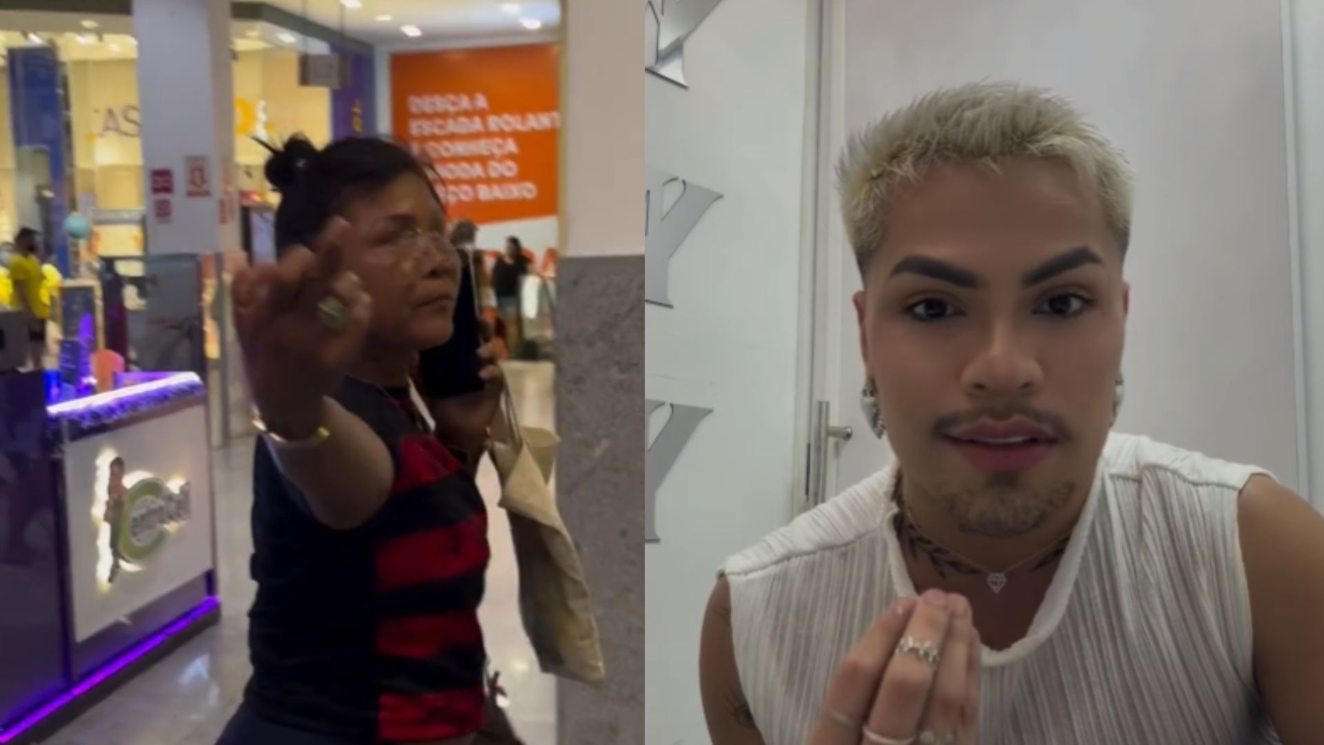 Empresário expõe suspeitas de furto em loja de shopping na Grande Belém e faz alerta.