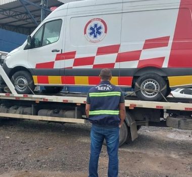 Imagem - Ambulância de R$ 398 mil vinda do RJ é apreendida no Pará por irregularidade fiscal