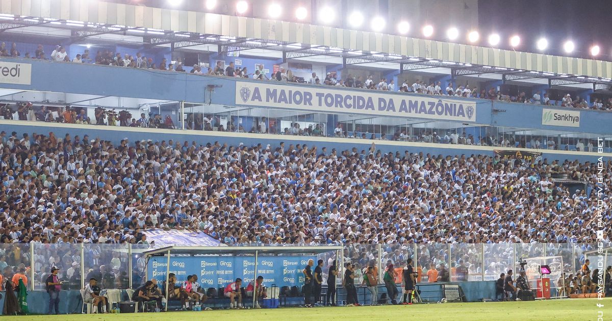 O Papão ocupa a 18ª colocação, com média de 14.072 torcedores por partida