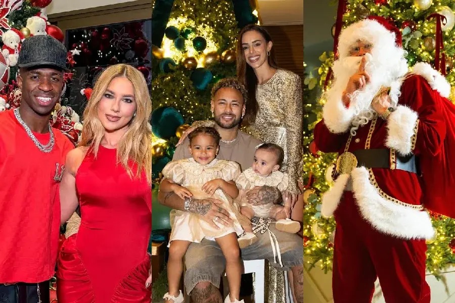Craques comemoraram o Natal ao redor do Mundo - 