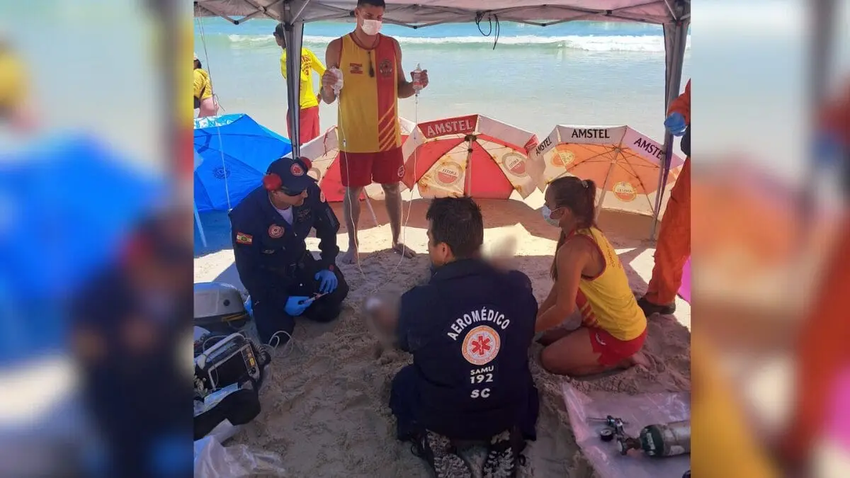 Mal súbito no mar leva à morte de turista na Praia dos Ingleses

