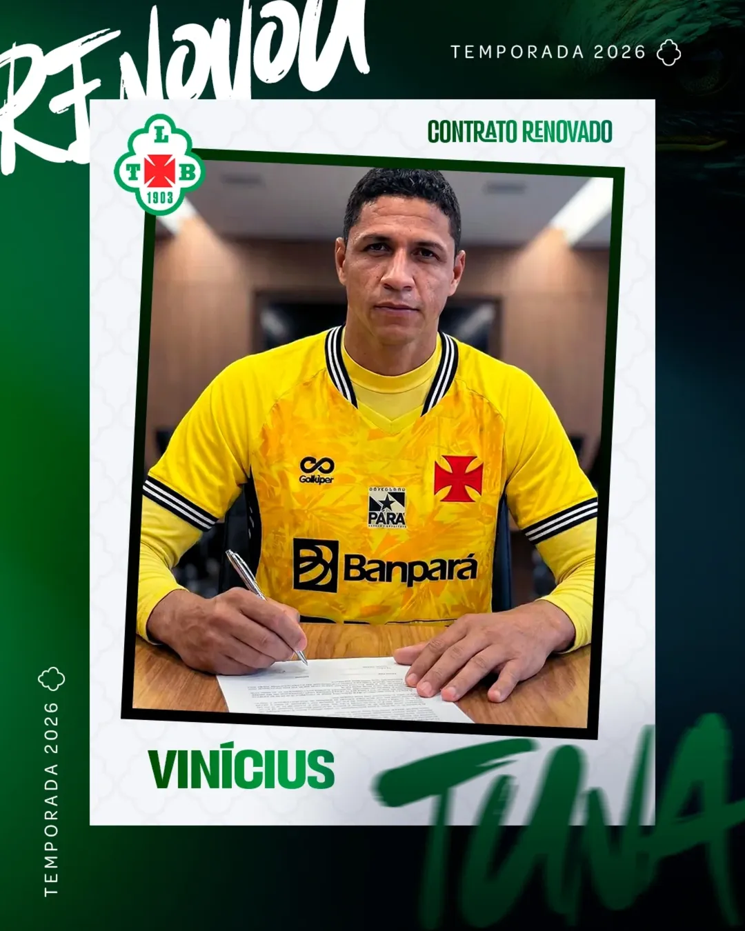 Vinícius permanece na Tuna Luso para a próxima temporada