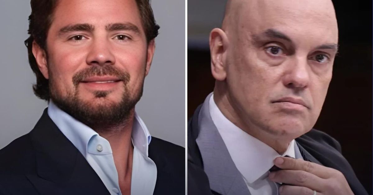 Banqueiro Daniel Vorcaro e o ministro Alexandre de Moraes